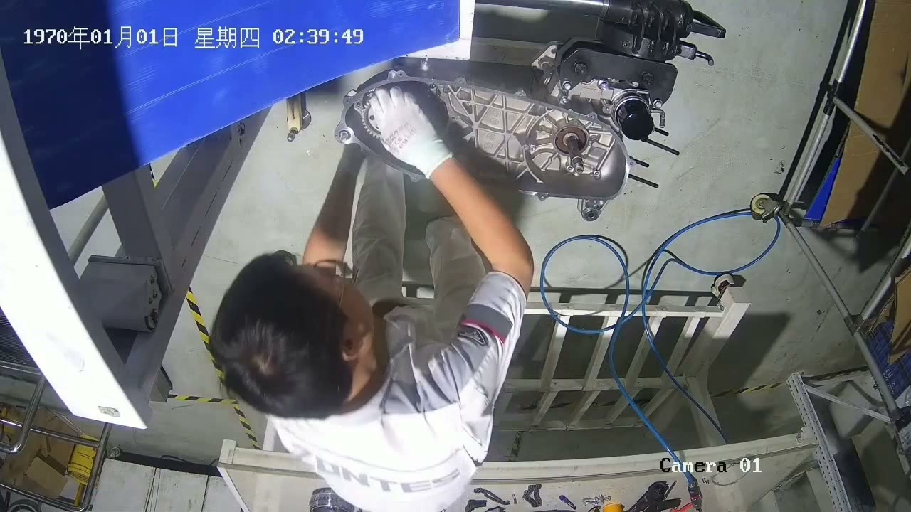 汽配装配现场工位